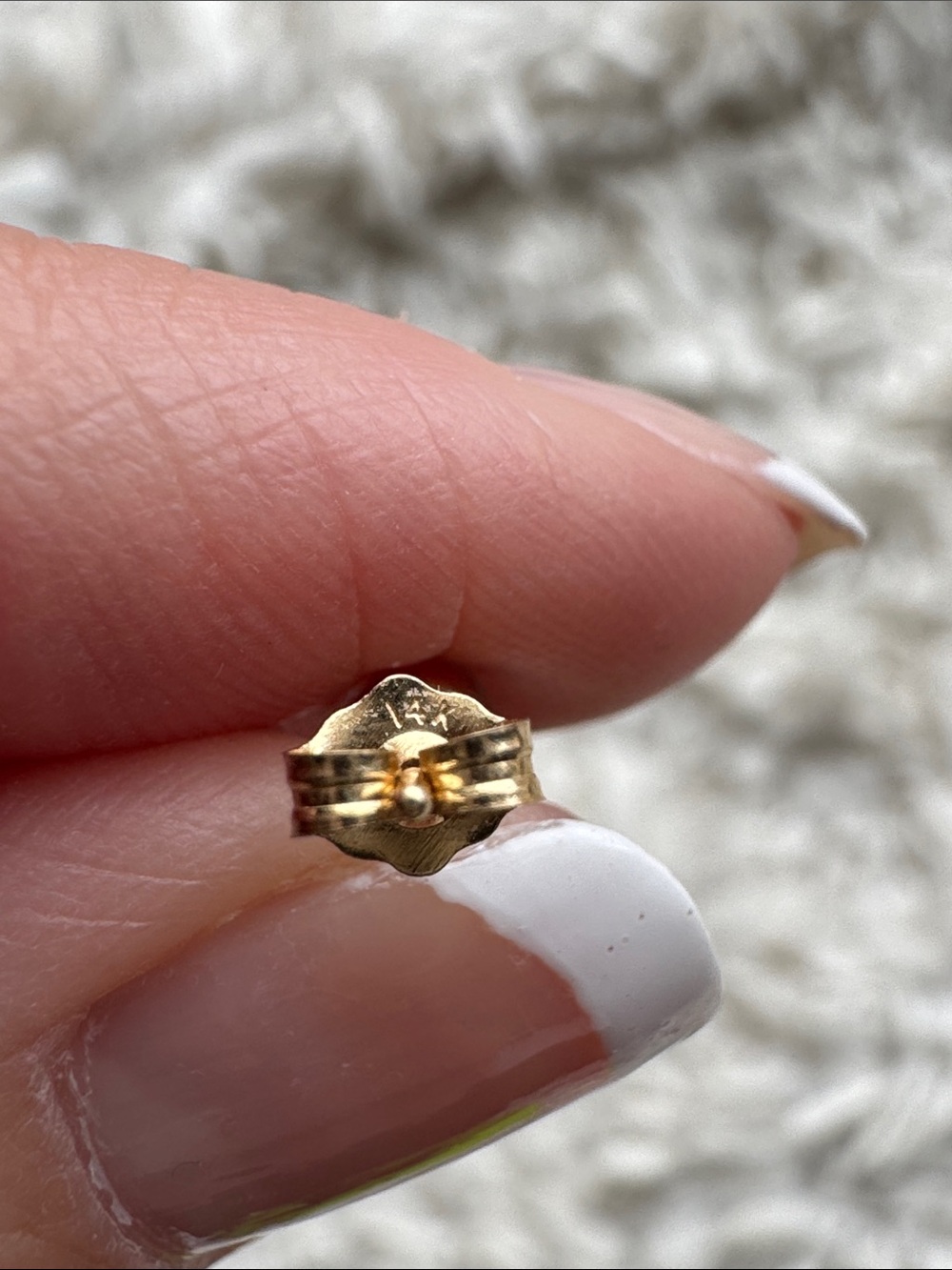14K Aquamarine‎ Studs - Picture 3 of 4